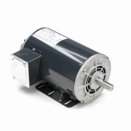 Leeson Motor 5 Hp Definite Purpose Ac Motor, 3 Phase, 3600 Rpm, 208-230/460 V, 56Hz Frame, Odp X251